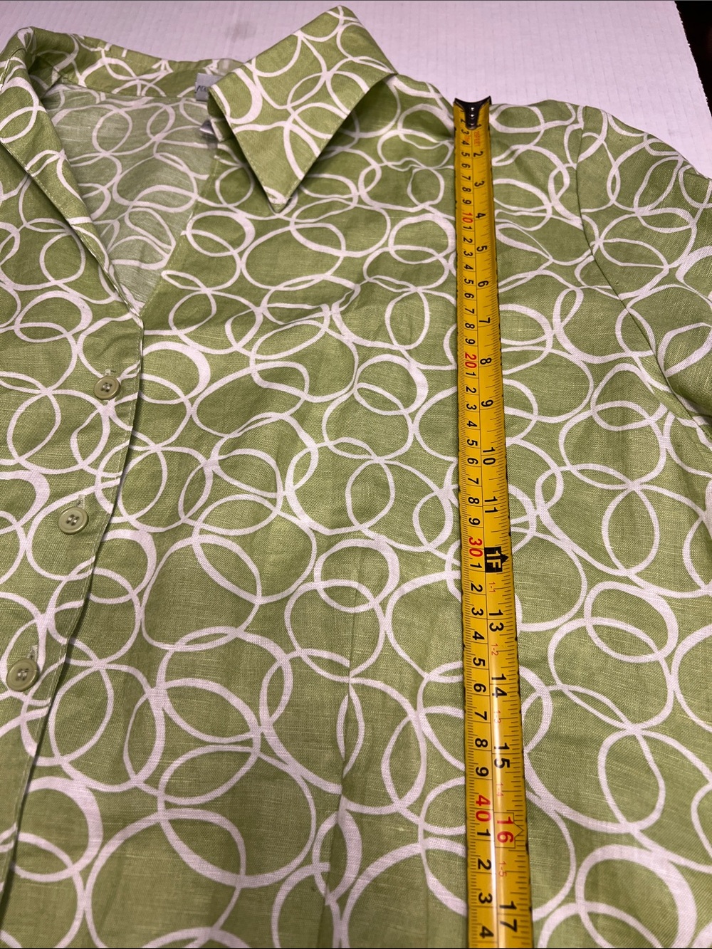 Harve Benard Lime Green and White Printed Skirt - Picture 7 of 12